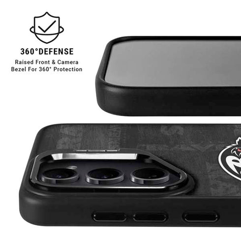 NFL Baltimore Ravens Black & White Galaxy S25 Ultra Kickstand Case